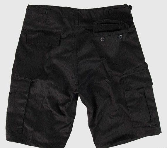 spodnie bojówki krótkie MMB US BDU SHORT SCHWARZ