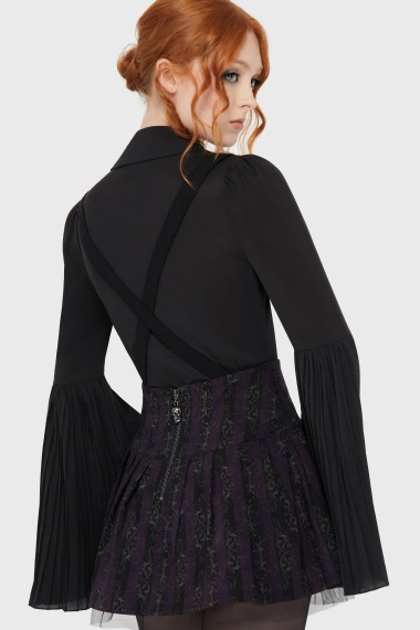 spódniczka KILLSTAR - HAUNTED PHASE PINAFORE (CORPSE BRIDE)