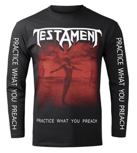 longsleeve TESTAMENT - PRACTICE WHAT YOU PREACH