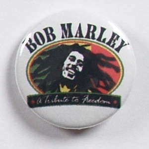 przypinka BOB MARLEY