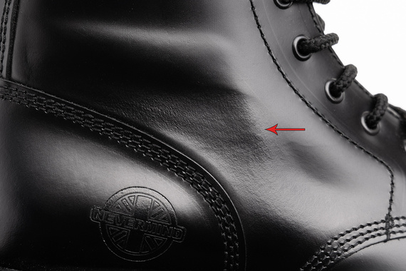 glany NEVERMIND - CZARNE (8 dziurek) polerowane, USZKODZONE