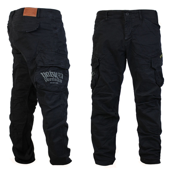 spodnie bojówki YAKUZA PREMIUM - CARGO PANTS black