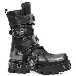 buty NEW ROCK ITALI NEGRO, FLORENTIC ACERO, NEW REACTOR  [M.195-S2]