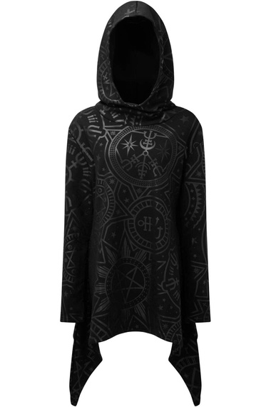 bluza KILLSTAR - OCCULTUM, z kapturem