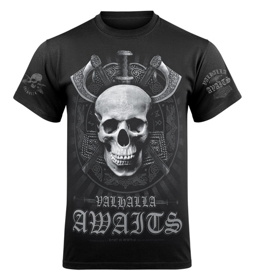 koszulka VICTORY OR VALHALLA - SKULL
