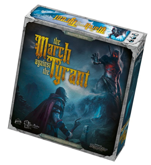 gra planszowa THE MARCH AGAINST THE TYRANT - AN ADVENTURE WITH RHAPSODY OF FIRE