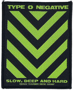 naszywka TYPE O NEGATIVE - SLOW, DEEP & HARD