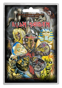 zestaw kostek do gitary IRON MAIDEN - EARLY ALBUMS (5 szt)