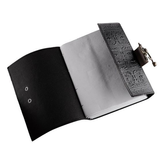 notes/zeszyt w skórzanej oprawie PENTAGRAM