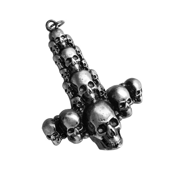 wisior/zawieszka SKULL CROSS