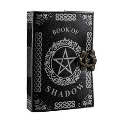 notes/zeszyt w skórzanej oprawie BOOK OF SHADOW