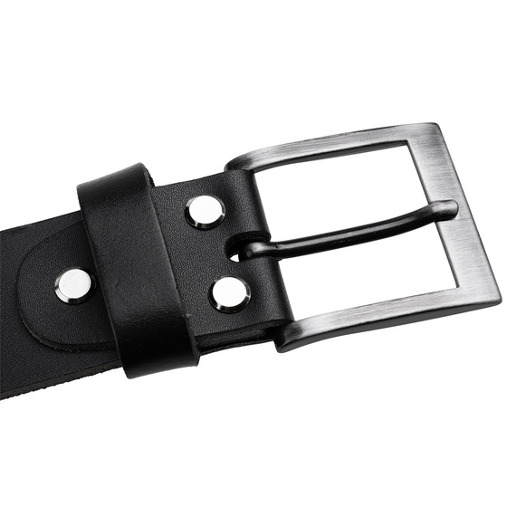 pasek PENTAGRAM + OKUCIA , skórzany