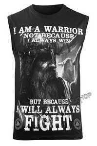 bezrękawnik VICTORY OR VALHALLA - I AM A WARRIOR