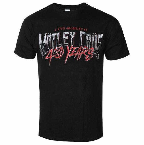 koszulka MOTLEY CRUE - 40 YEARS ( BACK PRINT )