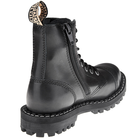glany STEEL - BLACK (8 dziurek) z suwakiem