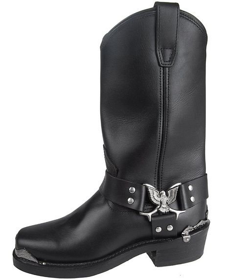 kowbojki GRINDERS - EAGLE HI (2001 BLACK), USZKODZONE