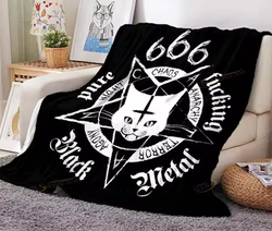 narzuta/koc SATANIC CAT - 666