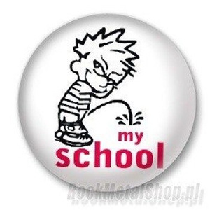 przypinka MY SCHOOL (ŚREDNI)