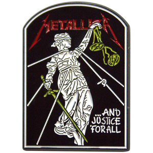 przypinka METALLICA - AND JUSTICE FOR ALL