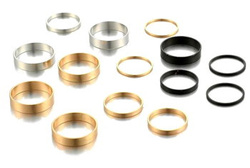 obrączki PUNK GOTHIC, zestaw 14 szt