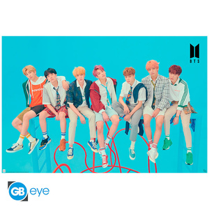 plakat BTS - GROUPE BLUE