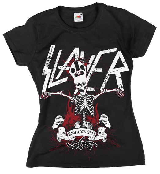 bluzka damska SLAYER - BORN OF FIRE