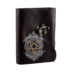 notes/zeszyt w skórzanej oprawie PENTAGRAM