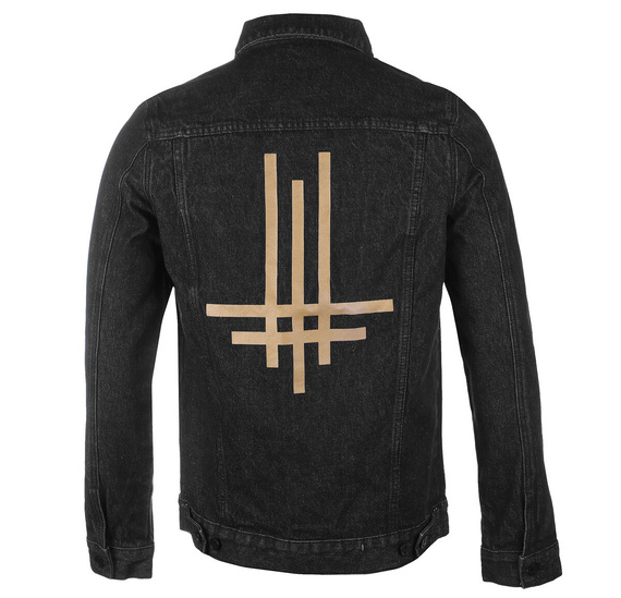 kurtka BEHEMOTH - TRIUMVIRATUS, jeansowa 