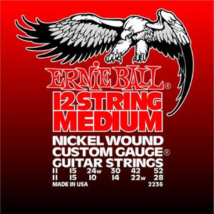 struny do gitary elektrycznej 12str. ERNIE BALL Nickel Wound EB2236 /011-052/