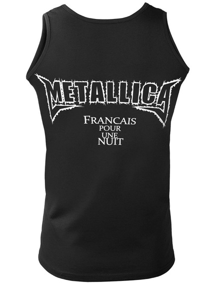 koszulka na ramiączkach METALLICA - FRANCAIS POUR UNE NUIT