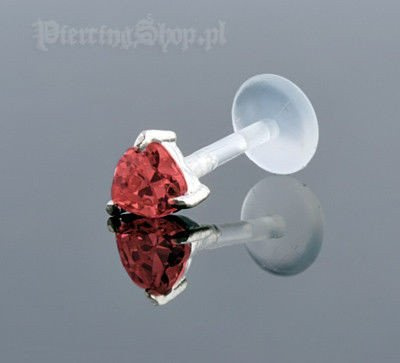 kolczyk do wargi LABRET LA-106 CZER