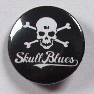 przypinka SKULL BLUES