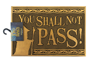 wycieraczka LORD OF THE RINGS - YOU SHALL NOT PASS  gumowa