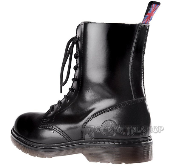 glany NEVERMIND - CZARNE (8 dziurek) polerowane 