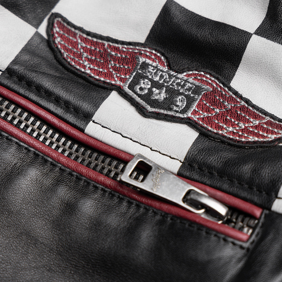 kurtka skórzana MMFYNN SF MEN RACER BLACK