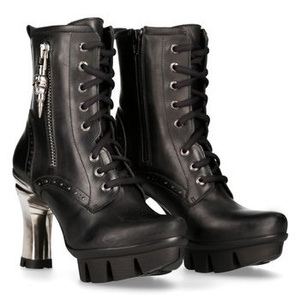 buty damskie ITALI NEGRO, NEOPUNK ACERO [NEOPUNK003-S1]
