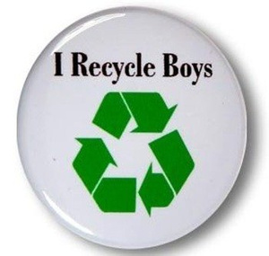 przypinka I RECYCLE BOYS