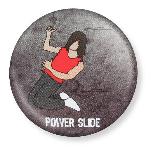 przypinka AIR GUITAR - POWER SLIDE Ø38mm