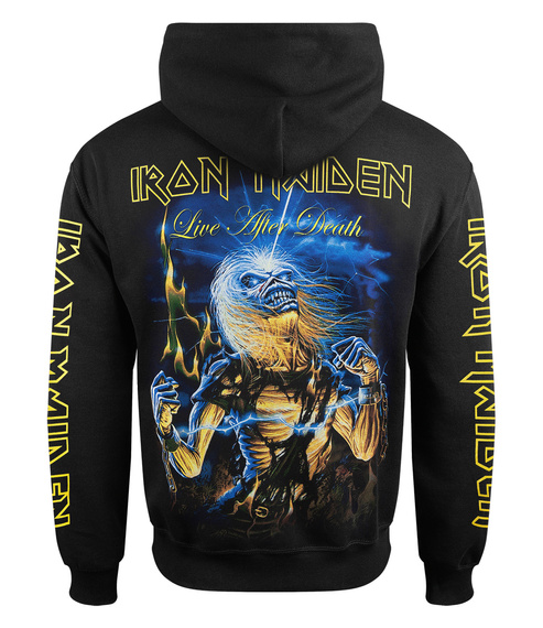 bluza IRON MAIDEN - LIVE AFTER DEATH rozpinana z kapturem