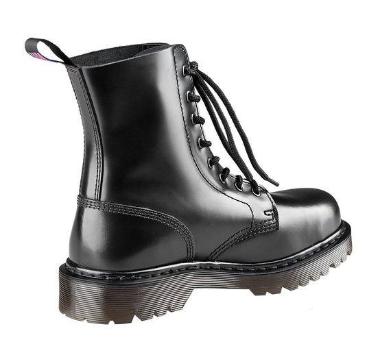 glany NEVERMIND - CZARNE (8 dziurek) polerowane