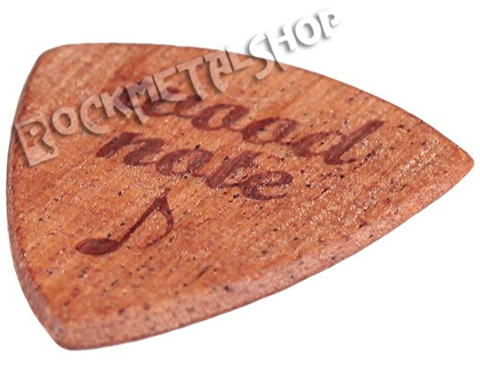 drewniana kostka do gitary WOODNOTE Jazz Shield - MAHOŃ SAPELE