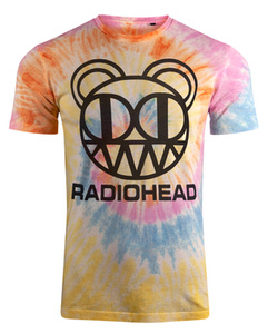 koszulka RADIOHEAD - LOGO, barwiona