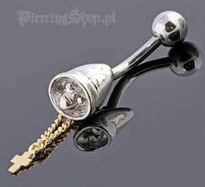 kolczyk do pępka POSTAĆ W KAPTURZE