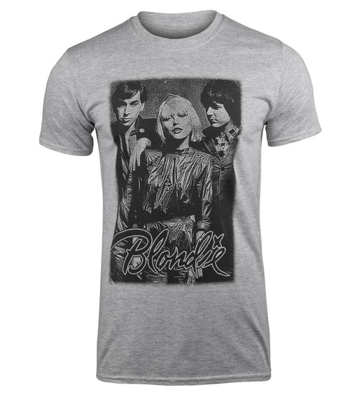koszulka BLONDIE - BAND PROMO szary melanż