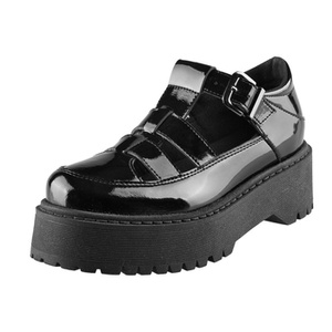 półbuty damskie ALTERCORE czarne (SILVIA VEGAN BLACK PATENT)