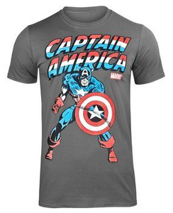 koszulka CAPTAIN AMERICA ciemnoszara