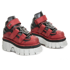 buty NEW ROCK ALASKA ROJO, ITALI NEGRO, TOWER PERLA LATERAL + E14 NEGRA [M.285-S39]
