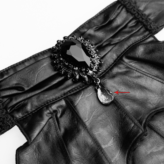 koszula męska DEVIL FASHION - BLACK GOTHIC RETRO, USZKODZONA