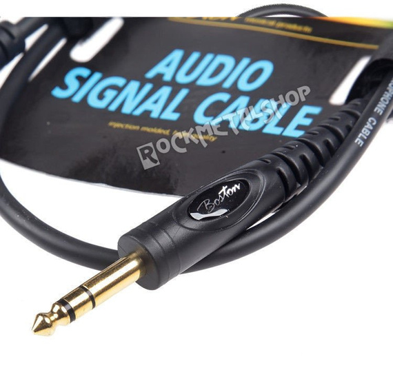 przewód audio BOSTON: XLR żeński -  DUŻY JACK STEREO (6.3mm) / 3m