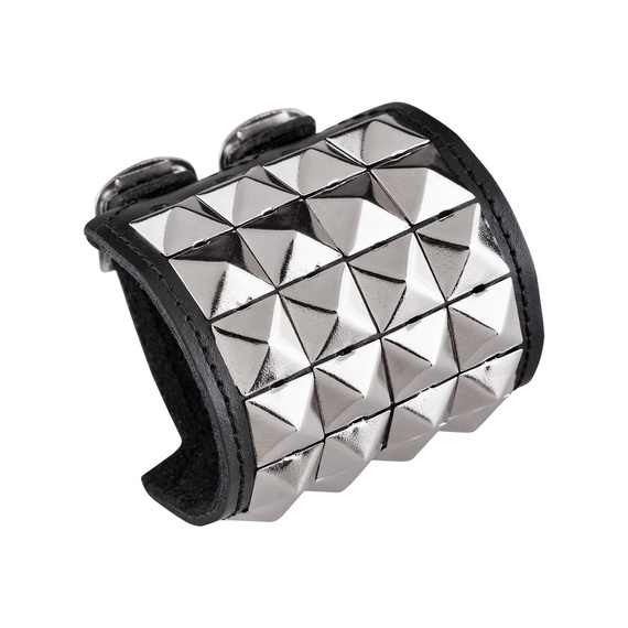 pieszczocha z ćwiekami PYRAMID 4-rzędowa gęsta, ćwieki duże